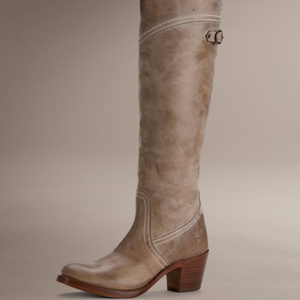 Frye Jane tall cuff boots